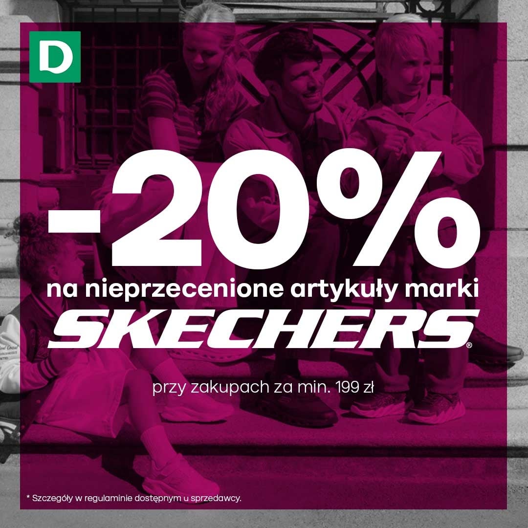 Skechers z rabatem 20%!
