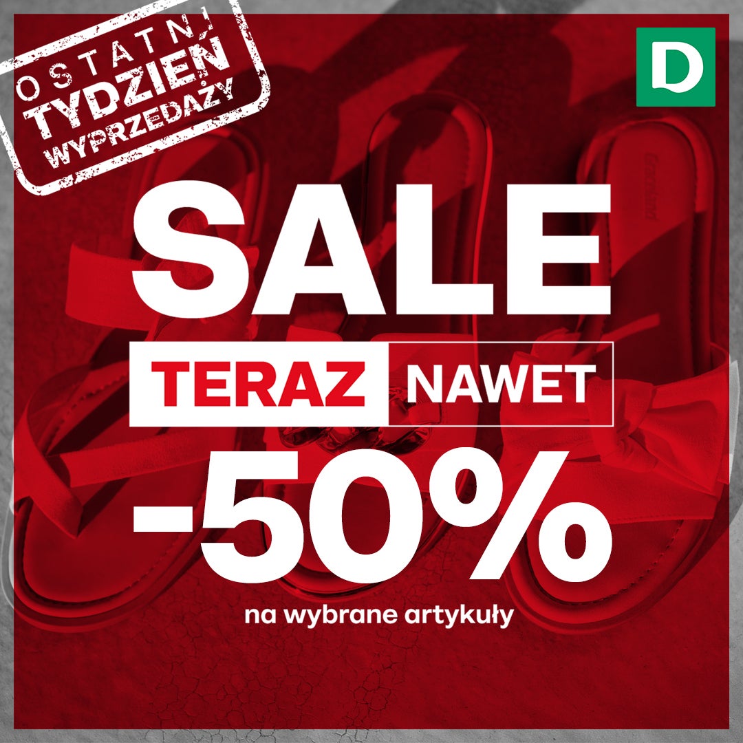 Już TERAZ w sklepach DEICHMANN ostatni tydzień wyprzedaży!